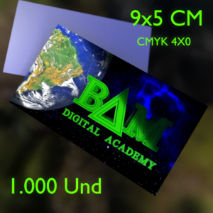 Tarjetas Adhesivas 9x5 (1000 unds, Cote 350gr)