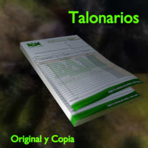 10 Talonarios Original y Copia