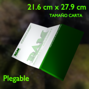 Plegable Carta u Oficio